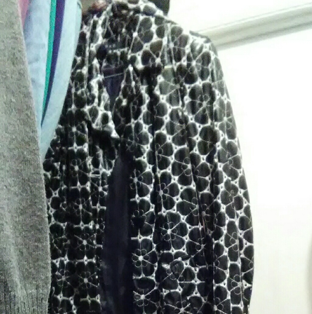 Flower pattern coat